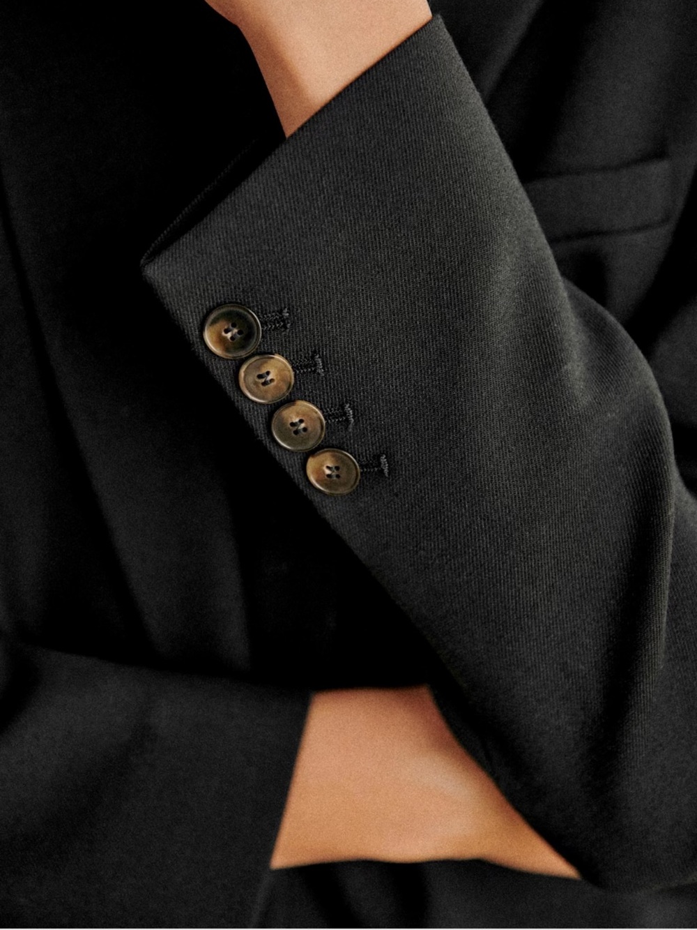 Sézane Christie Blazer in Black Size 14 Jacket - Picture 4 of 13